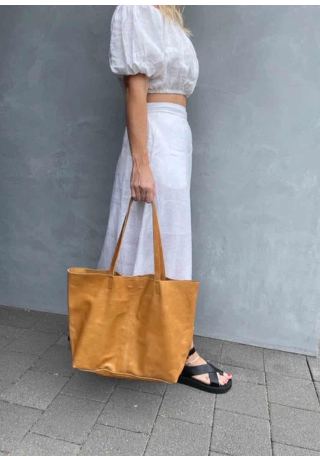 Bare Leather her London Tote
