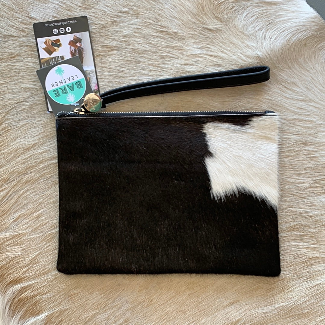 Bare Leather Manny Large Clutch
