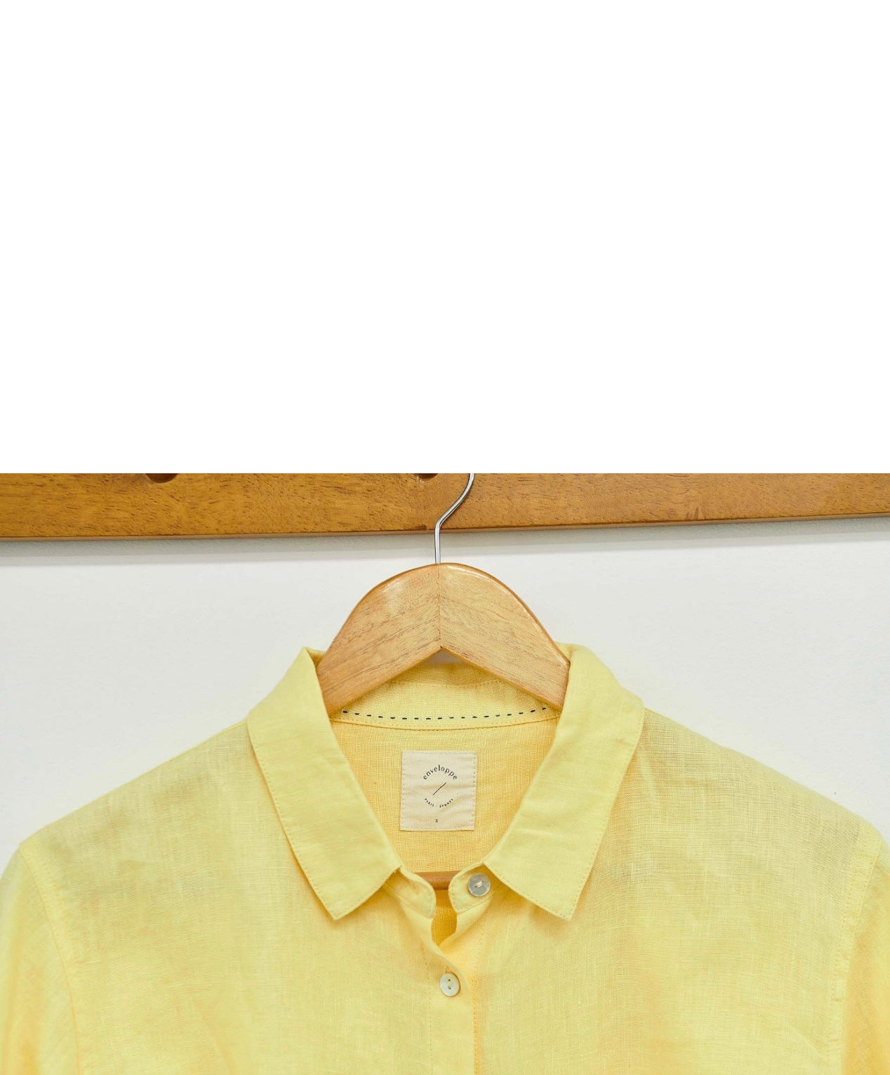 Enveloppe Boyfriend Shirt Citron