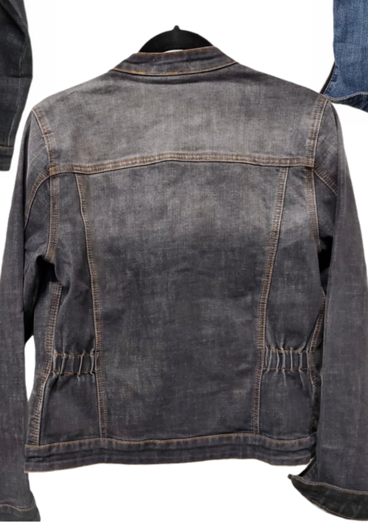 Amici Clothing Viva Denim Stitching Zip Detail Jacket